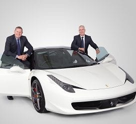 FERRARI ZOOMS INTO BRISBANE FERRARI ZOOMS INTO BRISBANE